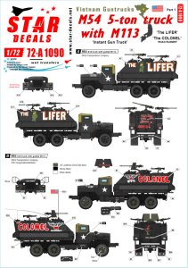 画像1: STAR DECALS[SD72-A1090]1/72 ベトナム戦争 ベトナムにおけるガントラック (1)