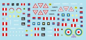 画像3: STAR DECALS[SD72-A1094]1/72 WWII 英 イタリアでのイギリス王立砲兵隊 M7プリーストHMC シャーマン指揮戦車 M3A1ハーフトラック (3)