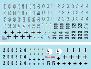 画像2: STAR DECALS[SD72-A1097]1/72 WWII ドイツティーガーI 第503重戦車大隊＃1 1943 極初期型 初期型 中期型 (2)