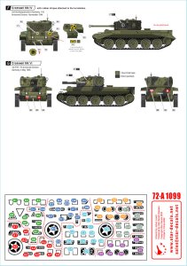 画像2: STAR DECALS[SD72-A1099]1/72 WWII 英 イギリス陸軍クロムウェルMkIV/VI ノルマンディーからドイツへ (2)