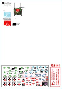 画像2: STAR DECALS[SD72-A1101]1/72 現用 ISAF アフガニスタン＃2 フランス平和維持軍 ルノーVAB VAB野戦救急車 パナールVBL (2)