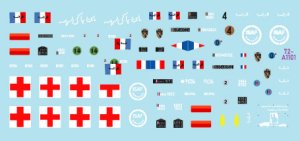 画像3: STAR DECALS[SD72-A1101]1/72 現用 ISAF アフガニスタン＃2 フランス平和維持軍 ルノーVAB VAB野戦救急車 パナールVBL (3)