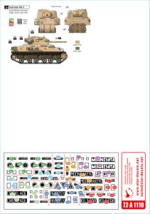 画像3: STAR DECALS[SD72-A1110]1/72 WWII 北アフリカ戦線のイギリス第9装甲師団 アフリカ パレスチナ シリア シャーマンMkII/シャーマンMkIII (3)