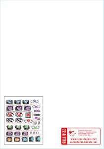 画像3: STAR DECALS[SD72-A1115]1/72 WWII ドイツ 東部戦線のタイガーI 第501重装甲大隊  タイガーI重戦車/指揮戦車 中期生産型(1943-44年) (3)