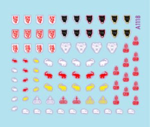 画像2: STAR DECALS[SD72-A1118]1/72 WWII ドイツ 突撃砲部隊＃3 突撃砲大隊の汎用マーキング＃3 (2)