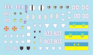 画像3: STAR DECALS[SD72-A1121]1/72 現用 ウクライナの戦争＃4 ウクライナ軍のT-64戦車 T-64A T-64B T-64BV T-64BM"ブラート"(2022年) (3)