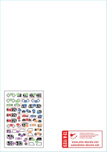 画像2: STAR DECALS[SD72-A1123]1/72 WWII ドイツ 西部戦線のSd.Kfz.250"ノイ"＃2 武装親衛隊マーキング集 第11 SS義勇装甲擲弾兵師団ノルトラント/第12 SS装甲師団ヒトラーユーゲント (2)