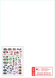 画像2: STAR DECALS[SD72-A1129]1/72 WWII ドイツ ヴィントフント部隊＃1 第116装甲師団ヴィントフント Sd.Kfz.234/1/Sd.Kfz.250/9ノイ/Sd.Kfz.251/1 Ausf.D/IV号駆逐戦車L/48 (2)