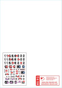 画像2: STAR DECALS[SD72-A1130]1/72 WWII ドイツ ヴィントフント部隊＃2 第24戦車連隊のパンサー戦車A/G型 (2)