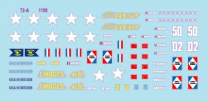画像2: STAR DECALS[SD72-A1180]1/72 WWII アフリカのフランス軍戦闘車両＃5 第1胸甲騎兵連隊/第2アフリカ騎兵連隊のM4A4シャーマン 1943/44年 (2)