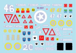 画像2: STAR DECALS[SD35-3001]1/35 WWII イギリス 1944-45年北西ヨーロッパ戦線の英軍シャーマン・ファイアフライ戦車 Mk.ICハイブリッド/Mk.ICハイブリッド「チューリップ」/Mk.VC (2)