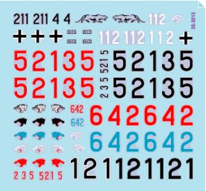 画像2: STAR DECALS[SD35-3013]1/35 WWII 初期型パンサー戦車 1943年のパンサーD型 第51戦車大隊/第52戦車大隊/グロースドイッチュラント装甲擲弾兵師団パンサー大隊 (2)