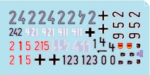 画像2: STAR DECALS[SD35-3032]1/35 WWII ドイツ 東部戦線1944-45年のパンサーG型 第11装甲師団/第17装甲師団/第19装甲師団/第25装甲師団/グロースドイッチュラント師団 (2)