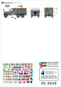 画像3: STAR DECALS[SD35-3040]1/35 WWII ドイツ 北方戦線の戦車 フィンランド/ノルウェーのドイツ戦車＃1 I号戦車B型/I号指揮戦車/LKWトラック/II号戦車A-C型/III号戦車H/N型 (3)