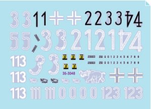 画像2: STAR DECALS[SD35-3048]1/35 WWII ドイツ 第502重戦車大隊のタイガーI＃1 極初期/初期型のタイガー重戦車1942-43 (2)