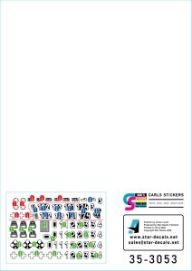 画像3: STAR DECALS[SD35-3053]1/35 WWII ドイツ イタリア戦線の駆逐戦車 ナースホルン/マーダーIII H/エレファント 第525重戦車駆逐大隊/第653重戦車駆逐大隊/第171戦車駆逐大隊 (3)