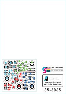 画像3: STAR DECALS[SD35-3065]1/35 WWII アメリカ ユタビーチ第746戦車大隊のM4シャーマン戦車 M4/M4ドーザー (3)