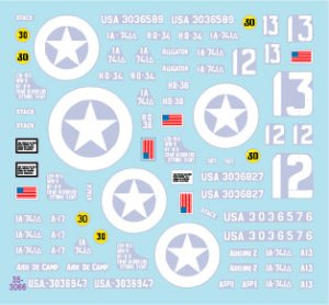 画像2: STAR DECALS[SD35-3066]1/35 WWII アメリカ オマハビーチ第741戦車大隊のM4シャーマン戦車 M4A1/M4A1ドーザー (2)