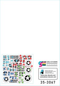 画像3: STAR DECALS[SD35-3067]1/35 WWII アメリカ オマハビーチ第743戦車大隊のM4シャーマン戦車 M4/M4ドーザー/M4A1/M4A1 DD (3)