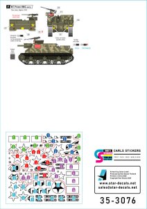 画像3: STAR DECALS[SD35-3076]1/35 WWII アメリカ リー/シャーマン/プリースト 1943年北アフリカ戦線のM3リー/M4A1シャーマン/M7プリースト (3)