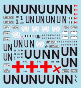 画像2: STAR DECALS[SD35-C1394]1/35 現用 バルカン半島の平和維持軍＃14 ボスニアのカナダ軍M113派生車輌 (2)