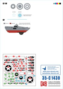画像3: STAR DECALS[SD35-C1430]1/35 WWII イギリス D-デイのDUKW/シープ水陸両用車＃2 第297総合輸送中隊/ビーチ集団 (3)