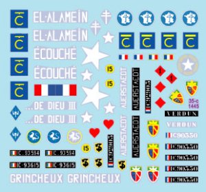 画像2: STAR DECALS[SD35-C1445]1/35 現用 フランス インドシナ戦争＃7 M5A1スチュアート軽戦車 初期/後期生産車 (2)