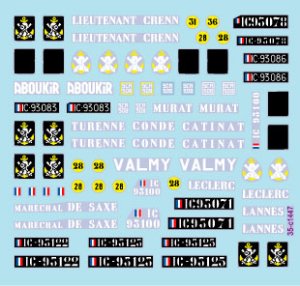 画像2: STAR DECALS[SD35-C1447]1/35 現用 フランス インドシナ戦争＃9 R.B.C.E.O.のシャーマン戦車 M4/M4A1/M4コンポジット/M4(105mm)/M4A1E8(76mm) (2)