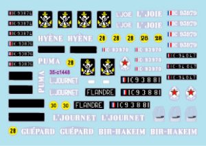 画像2: STAR DECALS[SD35-C1448]1/35 現用 フランス インドシナ戦争＃10 R.B.C.E.O./R.B.F.M./R.I.C.M.のM36B2駆逐戦車 (2)