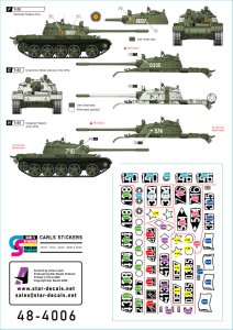 画像3: STAR DECALS[SD48-4006]1/48 現用 露/ソ 冷戦期ワルシャワ条約機構のT-55/T-54B ソビエト/ルーマニア/ポーランド/ハンガリー/東ドイツ (3)