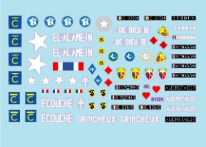 画像2: STAR DECALS[SD48-B1024]1/48 現用 フランス インドシナ戦争＃1 M5A1スチュアート軽戦車 初期/後期生産車 (2)