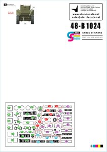 画像3: STAR DECALS[SD48-B1024]1/48 現用 フランス インドシナ戦争＃1 M5A1スチュアート軽戦車 初期/後期生産車 (3)