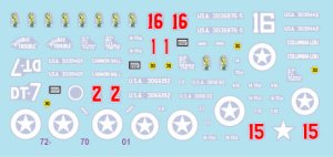 画像2: STAR DECALS[SD72-7001]1/72 WWII アメリカ ユタビーチ第70戦車大隊のM4シャーマン戦車 M4/M4ドーザー/M4A1 DD (2)