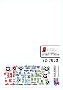 画像3: STAR DECALS[SD72-7003]1/72 WWII アメリカ オマハビーチ第741戦車大隊のM4シャーマン戦車 M4A1/M4A1ドーザー (3)