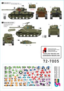 画像3: STAR DECALS[SD72-7005]1/72 WWII イギリス シャーマン ファイアフライMk.Vc (3)