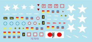 画像2: STAR DECALS[SD72-7010]1/72 WWII イギリス ビルマ戦線のM3リー イギリス/英連邦軍のM3(長砲身/短砲身)/M3A4リー (2)