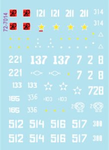 画像2: STAR DECALS[SD72-7014]1/72 現用 アンゴラ内戦＃2 MPLA/FAPLAのT-54B/T-55/T-55A/T-55AM戦車 1970-80年代 (2)