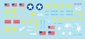 画像2: STAR DECALS[SD72-7019]1/72 WWII アメリカ リー/シャーマン/プリースト 1943年北アフリカ戦線のM3リー/M4A1シャーマン/M7プリースト (2)