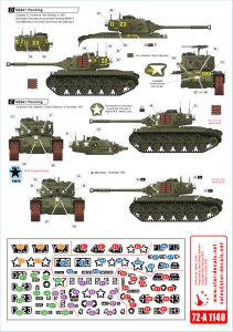 画像3: STAR DECALS[SD72-A1140]1/72 現用 朝鮮戦争＃1 アメリカ海兵隊のシャーマンとパーシング M4A3(105)ドーザー戦車/M4A3火炎放射戦車/M4A3通信戦車/M26A1 (3)