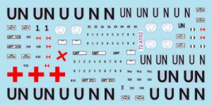 画像2: STAR DECALS[SD72-A1152]1/72 現用 バルカン半島の平和維持軍＃2 ボスニアのカナダ軍M113派生車輌 (2)