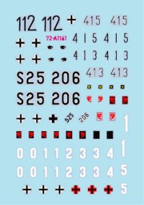 画像2: STAR DECALS[SD72-A1161]1/72 WWII 独 バルト海攻勢＃2 第11SS義勇装甲擲弾兵師団ノルトラント/グロスドイッチュラント師団/第5装甲師団のパンサー戦車D/A型(1944-1945年) (2)