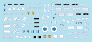 画像2: STAR DECALS[SD72-A1174]1/72 現用 イスラエル 初期のIDF車両＃1 1948-49年の装甲車 ダイムラー/ハンバー/M3A1他 (2)