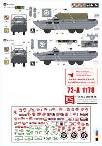 画像3: STAR DECALS[SD72-A1178]1/72 WWII イギリス D-デイのDUKW水陸両用車＃3 第101/第377総合輸送中隊 (3)