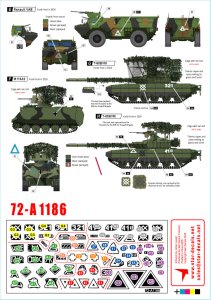 画像3: STAR DECALS[SD72-A1186]1/72 現用 ウクライナの戦争＃24 クルスク ロシア領内のウクライナ軍戦車/自走砲/AFV 2024-25 (3)