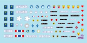 画像2: STAR DECALS[SD72-A1188]1/72 現用 フランス インドシナ戦争＃4 M5A1スチュアート軽戦車 初期/後期生産車 (2)