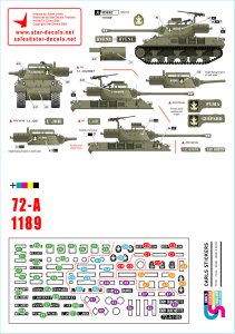 画像3: STAR DECALS[SD72-A1189]1/72 現用 フランス インドシナ戦争＃5 M8 HMC 75mm自走榴弾砲/M36B2駆逐戦車 (3)