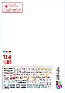 画像3: STAR DECALS[SD72-A1190]1/72 現用 フランス インドシナ戦争＃6 R.B.C.E.O.のシャーマン戦車 M4/M4A1/M4コンポジット/M4(105mm)/M4A1E8(76mm) (3)