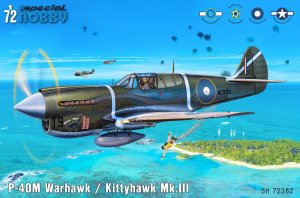 画像1: スペシャルホビー[SPHSH72382]1/72 P-40M ウォーホーク/キティホーク Mk.III (1)