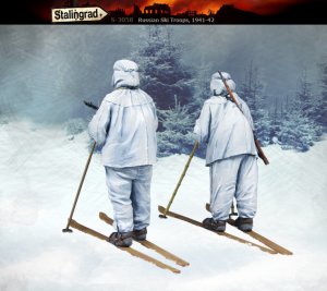 画像3: スターリングラード[ST3058]1/35ロシア赤軍 偵察中の赤軍スキー部隊(2体入) (3)
