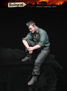 画像2: スターリングラード[ST3173]1/35休息する独機甲師団1941(3)車体に腰掛ける戦車兵 (2)